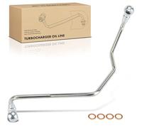 Frankberg Tubería de alimentación de aceite del turbo Gasolina Compatible con M.i.n.i R56 1.6L M.i.n.i cabrio R57 1.6L M.i.n.i Countryman R60 1.6L M.i.n.i Clubman R55 1.6L 11657534454