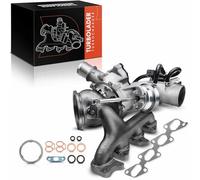 Frankberg Turbocompresor de gases de escape Gasolina Compatible con Mokka/Mokka X J13 1.4L Zafira Tourer C P12 1.4L Meriva B MPV S10 1.4L Adam M13 1.4L Astra J GTC 1.4L 55565354