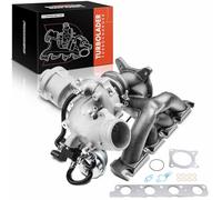 Frankberg Turbocompresor gases escape Replace #06H145702G 06H145702S | Compatible con Audi Q5 8RB, A4 8K2 8K5 8KH B8, A5 8T3 8TA 8F7, A6 4G2 4G5 4GC 4GD, Seat Exeo 3R2 3R5, KTM X-Bow cabrio