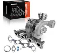Frankberg Turbocompresor Turbocompresor de gases de escape Diesel Compatible con A3 8P1 2.0L T.o.u.r.a.n 1T1 1T2 2.0L Golf V 1K1 2.0L P.a.s.s.a.t Variante 3C5 2.0L Altea 5P1 2.0L Replace# 03G253014H