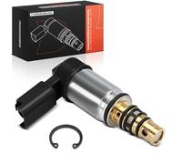 Frankberg Válvula reguladora del aire acondicionado del compresor 2 Ranuras Compatible con Berlingo EC ER Berlingo Multispace Partner Furgoneta/MPV Partner Tepee Replace# 9807722580