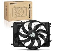 Frankberg Ventilador del Radiador Compatible con Clase A W176 A45 Clase C W204 C63 CLA Cupé C117 CLA45 Clase E W212 E400 E500 GLClase A X156 GLA45 Replace# 2129061002