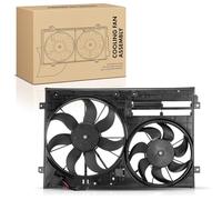 Frankberg Ventilador del radiador Compatible con O.c.t.a.v.i.a II Combi 1Z5 2.0L A3 8P1 2.0L Golf Plus 521 5M1 2.0L T.o.u.r.a.n 1T1 1T2 2.0L Altea XL 5P5 5P8 2.0L 1K0959455N