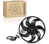 Frankberg Ventilador del radiador Compatible con T.o.u.a.r.e.g 7L6 7L7 7LA 3.0L Q7 4LB 3.0L Q7 4LB 4.1L T.o.u.a.r.e.g 7L6 7L7 7LA 2.5L C.a.y.e.n.n.e 9PA 4.8L 7L0959455F