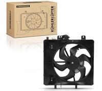 Frankberg Ventilador del radiador Rueda del ventilador Radiador de agua Compatible con C3 I FC FN 1.4L C2 JM 1.1L C3 I FC FN 1.1L C2 JM 1.4L 1007 KM 1.6L Replace# 47335