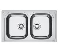 Franke 101.0713.422 - Fregadero SKX 620-86 5/UNI FREG SPARK 2 Cubetas Sobre Encimera Mueble de 90 Cm