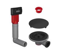 Franke 112.0658.444 - Juego de Drenaje Color Line matt-112.0658, Negro Mate