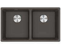 Franke 114.0714.185 - Fregadero de 2 cubetas MRG 620-35-35 Gris Pizmaris