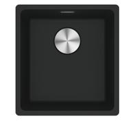 Franke 1140675304 - Fregadero Fragranite 1 Cubeta 45 cm Negro Mate