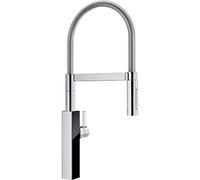 FRANKE 115.0474.627 Grifo de Cocina, Negro, Cromo, Acero Satinado