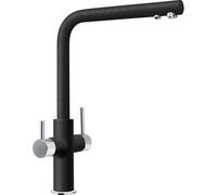 Franke 115.0637.660, Juego de grifería de cocina con filtro Neptune Clear Water, Onyx