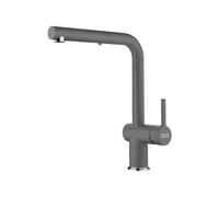 FRANKE 115.0653.385, Grifo del fregadero de la cocina Active L pull out spray, Gris piedra