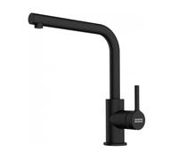 FRANKE 115.0693.393, Grifo del fregadero de la cocina Lina L, Negro mate