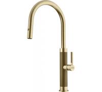 Franke 115.0711.558, Grifo de cocina Mythos Masterpiece pull-out spray, Gold