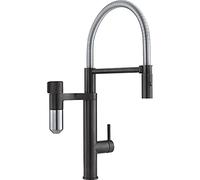 Franke Vital Semi-Pro grifo de cocina de pie acero inoxidable-negro 120.0621.313