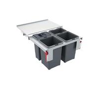 Franke 121.0200.676 Clasificador de Residuos, Gris, 56.2 x 39.9 x 36.0 cm