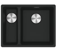 Franke 1250694610 - Fregadero Fragranite 1,5 Cubetas 60 cm Negro Mate