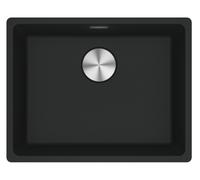 Franke 1250717074 - Fregadero Fragranite 1 Cubeta 60 cm Negro Mate