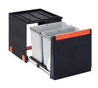 Franke Cube contenedor de residuos 28 l negro-gris-rojo 134.0039.330