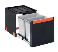 Franke 134.0039.332 Clasificador de Residuos, Negro, 34.8 x 33.5 x 40.7 cm