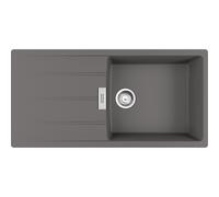 Franke Centro CNG 611-100 - Fregadero gris stone encastre 60cm 1C 1E