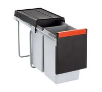 Franke Cube contenedor de residuos 30 l negro-gris-rojo 134.0039.554