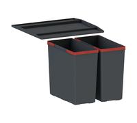 Franke EasySort contenedor de residuos 29 l negro-rojo 121.0494.182
