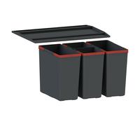 Franke EasySort contenedor de residuos 44 l negro-rojo 121.0494.193