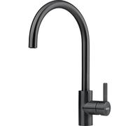 FRANKE 115.0613.590, Grifo del fregadero de la cocina Eos Neo, Acero inoxidable negro