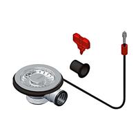 Franke Fragranit 112.0389.090 - Tubo de escape semiintegral con conexión excéntrica y rebosadero, pieza de repuesto