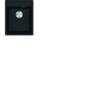 Franke Fragranitbecken Mrg 610-37A Blackmatt Botón Acero Inox