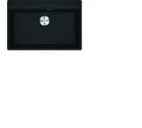 Franke Fragranitbecken Mrg 610-72A Blackmatt Botón Acero Inox