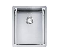 FRANKE Fregadero de cocina 3D para armario inferior a partir de 400 mm, acero inoxidable, color plateado