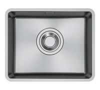 Franke Fregadero de cocina de acero inoxidable (cepillado) con un solo cuenco Maris Quiet MQX 110-50 - 122.0694.477