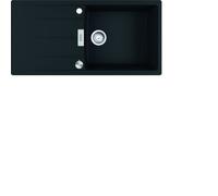 Franke Fregadero De Fragranit CNG 611-100 Onyx Con Perilla De Acero Inoxidable