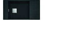 Franke Fregadero De Fragranit FSG 211-86 Negro Mate Con Botón De Presión