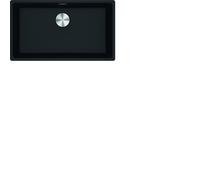 Franke Fregadero Fragranit MRG 110-72 Onyx Con Botón De Acero Inoxidable