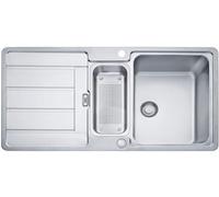 Franke Hydros HDX 254 127.0378.733 - Fregadero de acero inoxidable liso