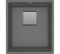 Franke Kubus 2 KNG 110-37 - Fregadero 1C Fraganite gris bajo encimera