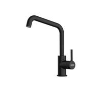 Franke Lina U 115.0728.474 - Grifo giratorio de cocina, color negro mate