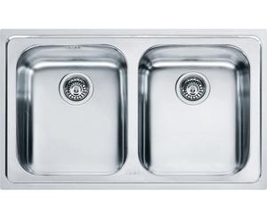 Franke Logica fregadero de acero 79x50 cm acero 101.0153.289
