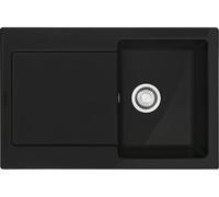 Franke Maris fregadero de cerámica 78x51 cm negro 124.0442.565