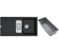 Franke Maris fregadero de granito con bandeja escurridora 97x50 cm gris/grafito/ónix 114.0743.076