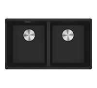 Franke Maris MRG 220-35-35 - Fregadero a ras negro mate mueble 80cm