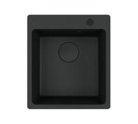 Franke Maris MRG 610-39 A Black Matt Collection 114.0708.036 - Fregadero de granito