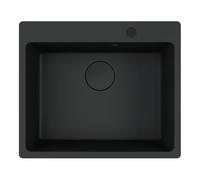 Franke Maris MRG 610-54 A Black Matt Collection 114.0708.043 - Fregadero de granito