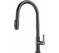 Franke Maris Slim Clear Water J Pull-Out grifo de cocina de pie antracita 120.0736.603
