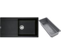 Franke Maris zlewozmywak granitowy z wkładką ociekową 97x50 cm onyx 114.0743.074