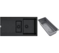 Franke Maris zlewozmywak granitowy z wkładką ociekową 97x50 cm onyx 114.0743.095