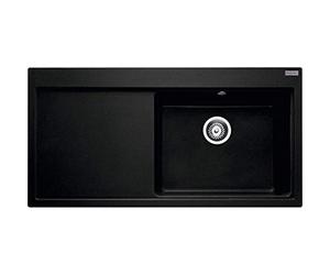 Franke MTG 611 Fragranit - Fregadero (Fragranite, Negro, 1 Cuenca, 500 x 390 mm, 20,5 cm, 1000 mm)